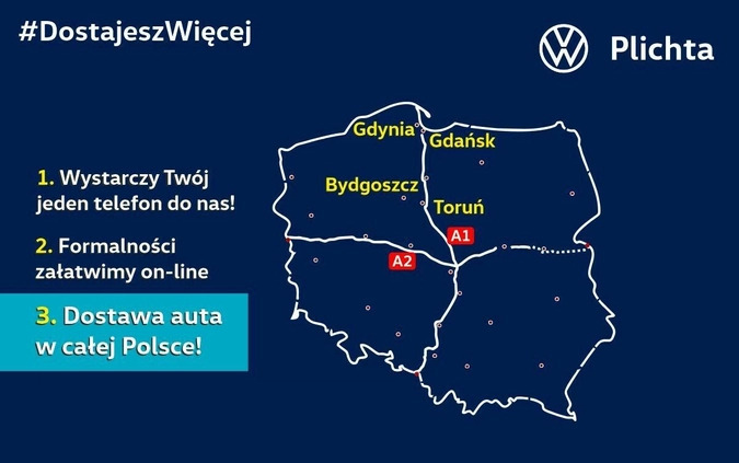 Volkswagen Touran cena 156900 przebieg: 5, rok produkcji 2024 z Mordy małe 67